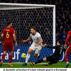 Last-Minute Goal Seals Dramatic Victory in European Clash